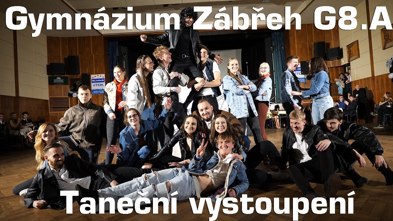 Maturitní ples Gymnázia Zábřeh 2022 - Předtančení třídy G8A