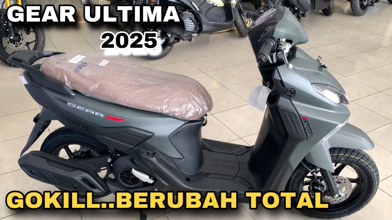YAMAHA KEMBALI MENGGILA❗️GEAR ULTIMA 125 HYBRID Dark Grey