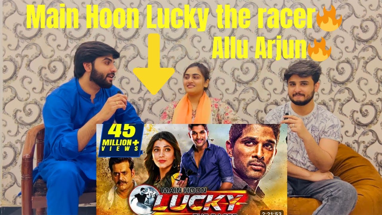 Pakistan Reaction on Main Hoon Lucky the Racer Movie Best Dialogues scenes|Allu Arjun|Shrutti Hassan
