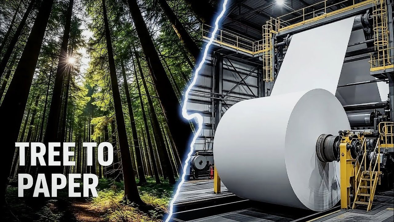 How Paper Is Made Inside a Modern Factory