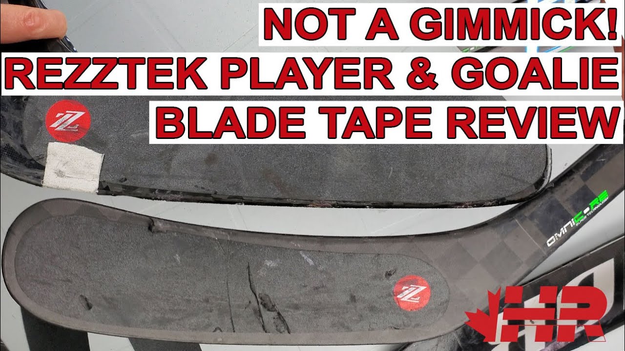 Not a gimmick! Rezztek hockey player & goalie stick blade grip tape review