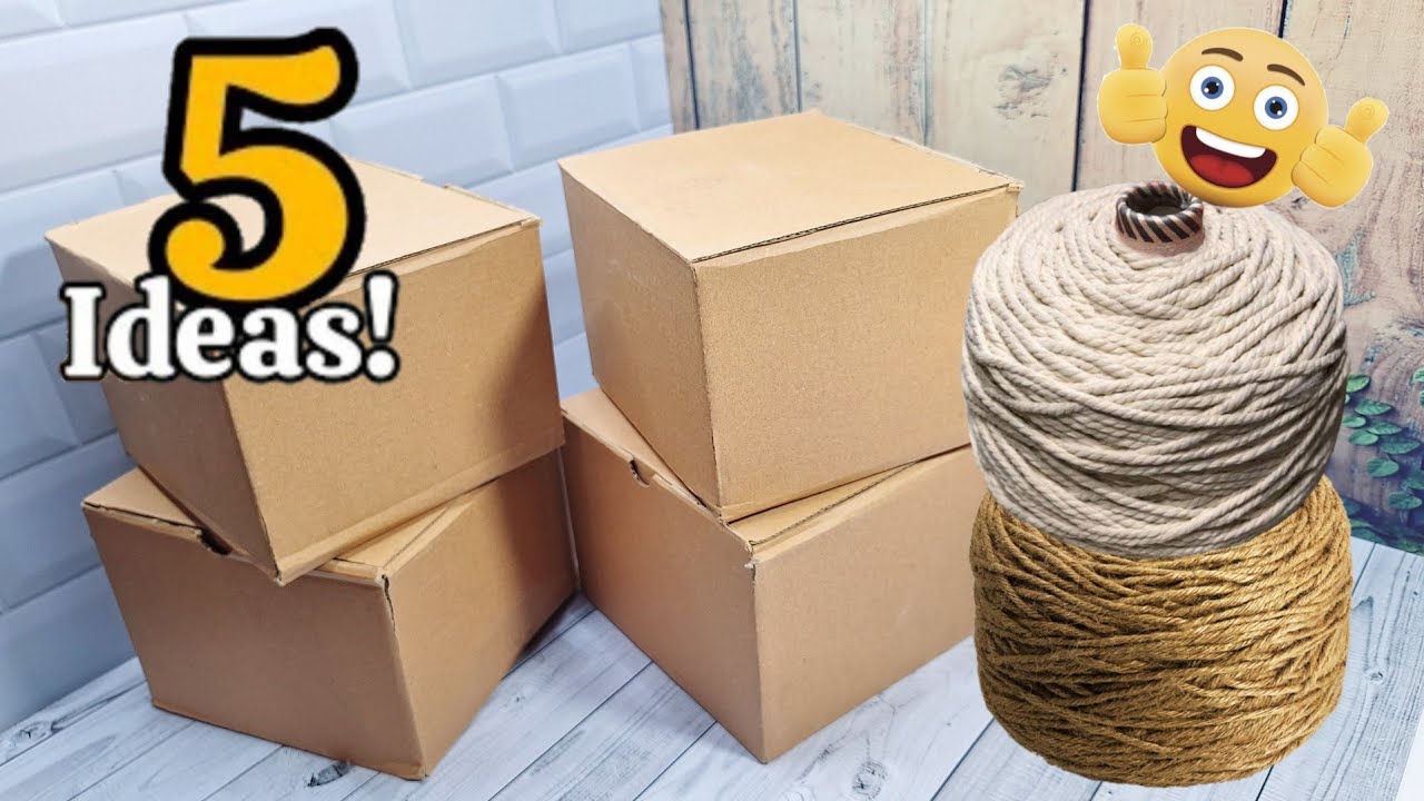 wow! 5 super beautiful and cheap ideas! ideas Handicrafts to save space from waste materials ♻️#2024