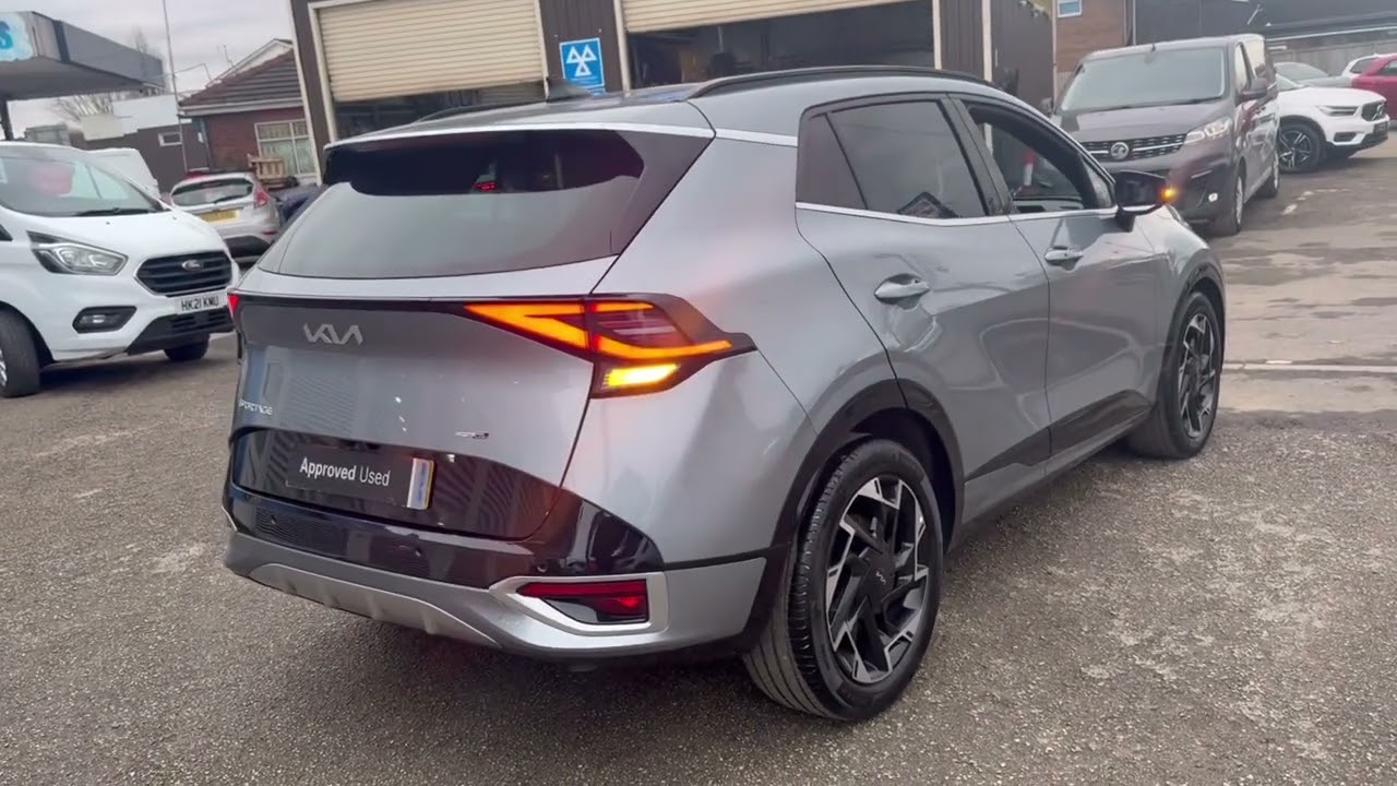 2022 72 Plate Kia Sportage GT-Line. Finished in Lunar Silver with Alcantara Trim