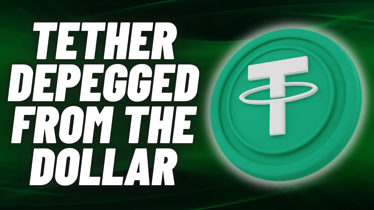 WHAT YOU NEED TO KNOW ABOUT TETHER USDT DEPEGGING FROM THE DOLLAR EARLIER TODAY....