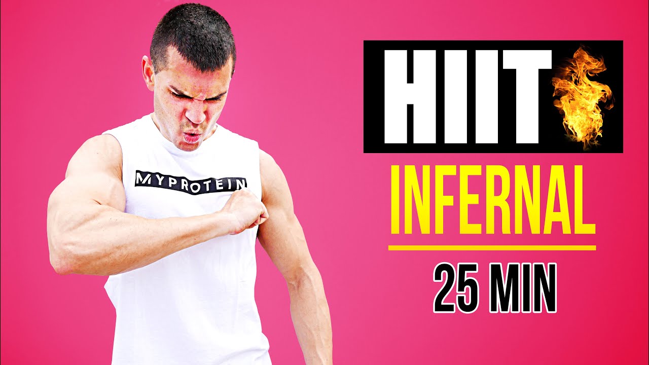 Rutina HIIT 25 MINUTOS para QUEMAR GRASA RÁPIDO **MUY INTENSO** 💥 Ejercicios para ADELGAZAR En CASA