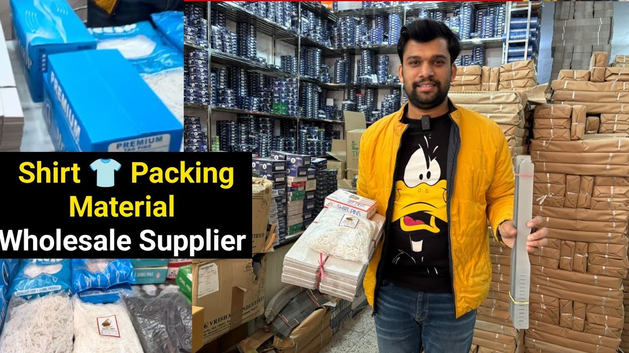 Cheapest Shirt 👕 Packing Material Manufacturer & Wholesale 🔥 Supplier in Gandhinagar Delhi 