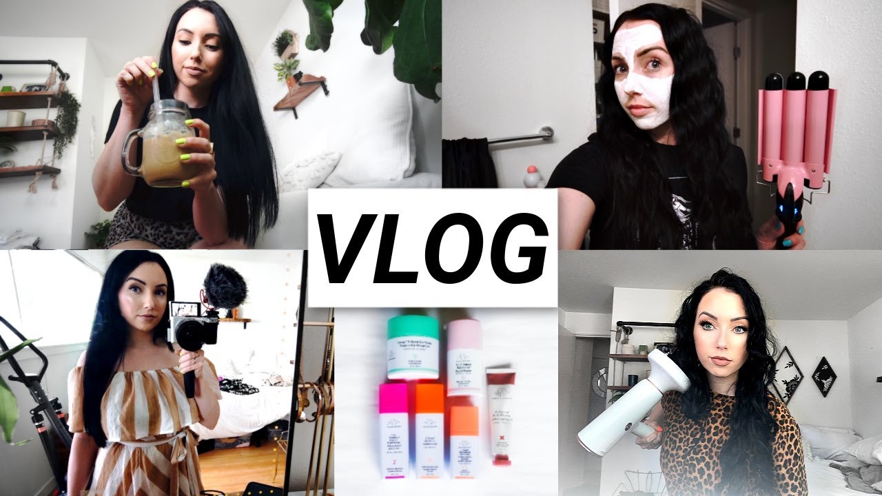 Diffusing Curly Hair, Chatty GRWM, Summer Thrift Haul, Best Coffee Creamer! | VLOG