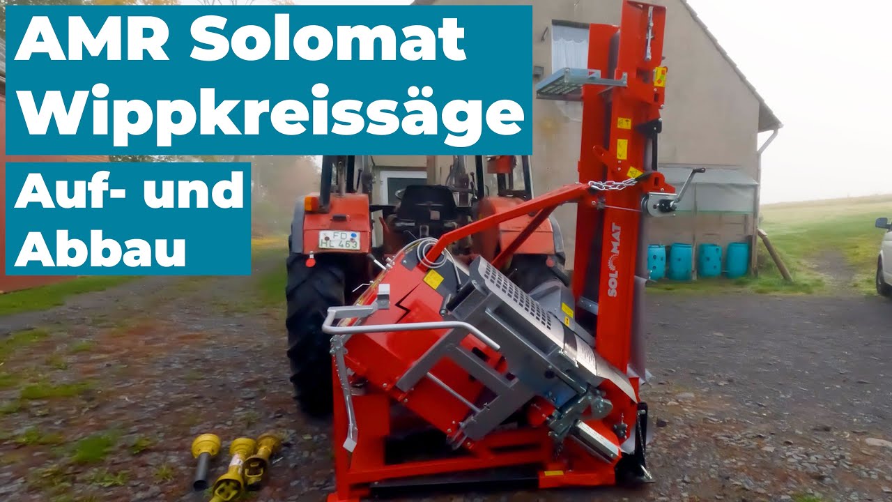 AMR Solomat Wippkreissäge | Schritt-für-Schritt-Anleitung des Auf- und Abbaus