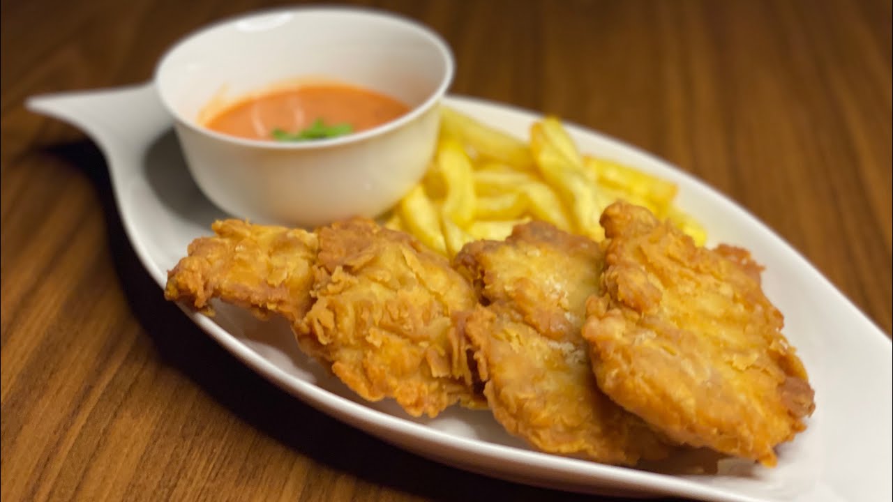 اسرع و اسهل فيليه سمك مقرمش easy crunchy fish fillet