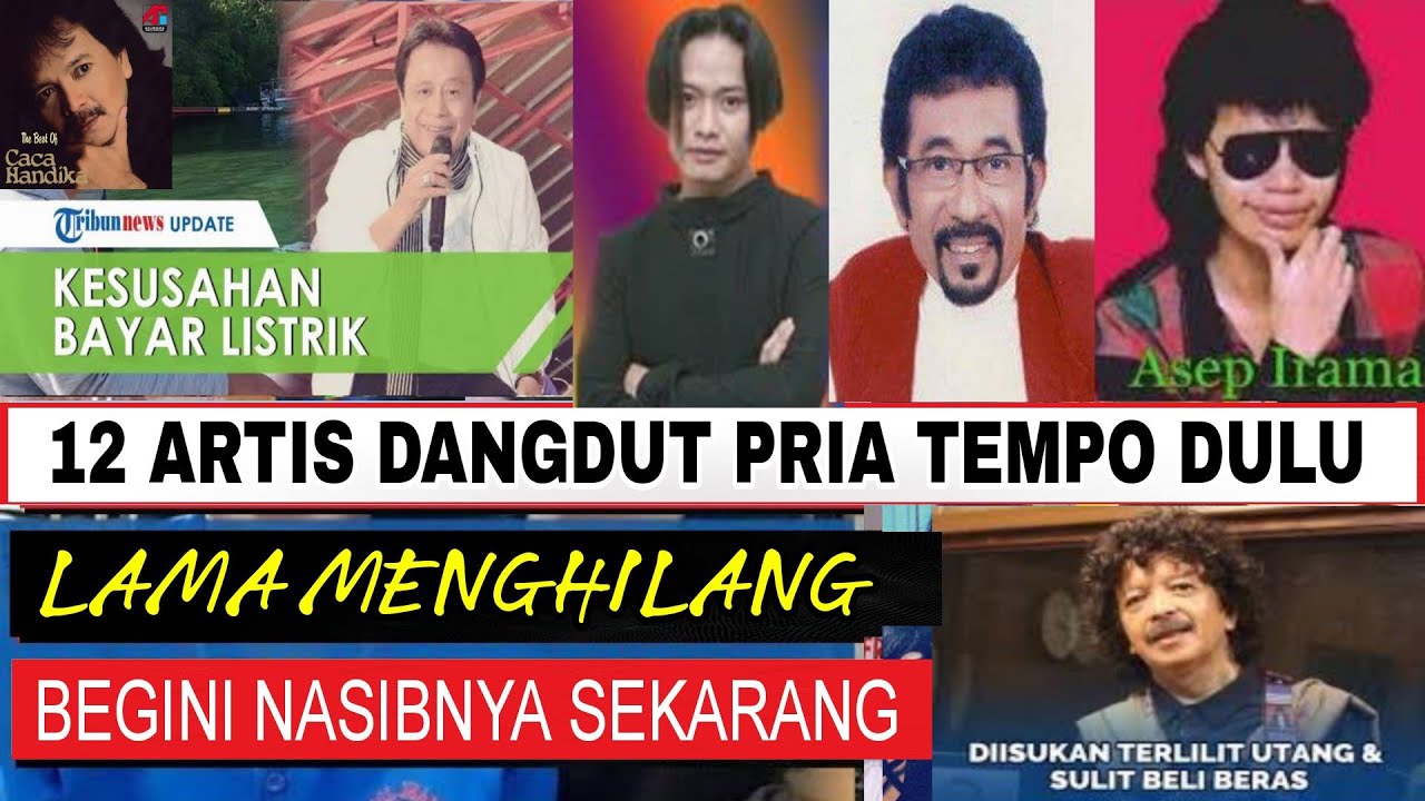 Jarang Terlihat‼️Berikut Kabar Terbaru 12 Penyanyi Dangdut Pria yang Tersohor di Era 90-an