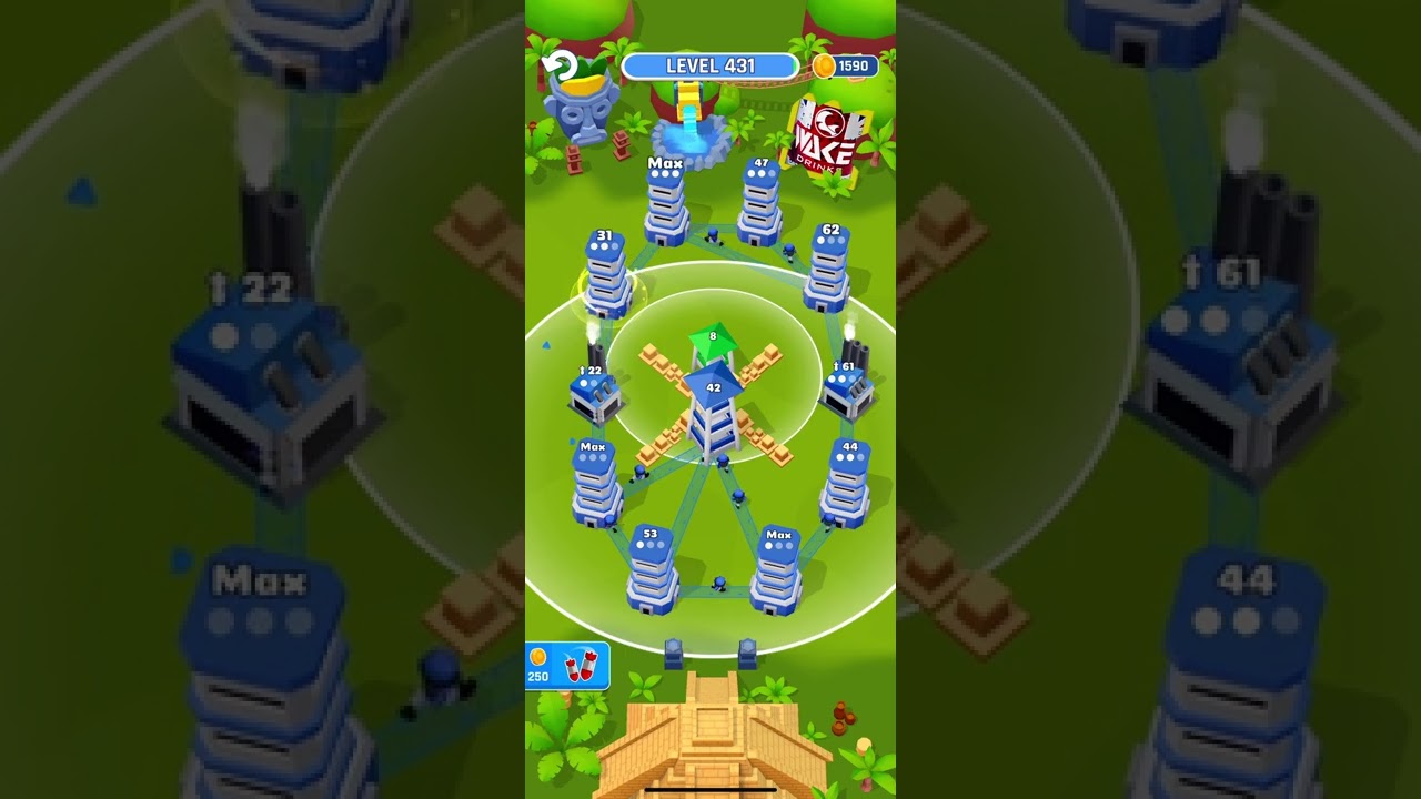Tower War Tactical Game Mobile IOS Level 427 to 445 cheat 🤣