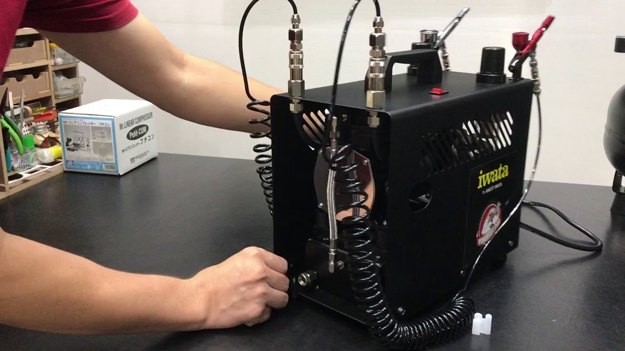 岩田iwata●Power Jet Pro 無油活塞雙出氣式靜音型空壓機#IS975