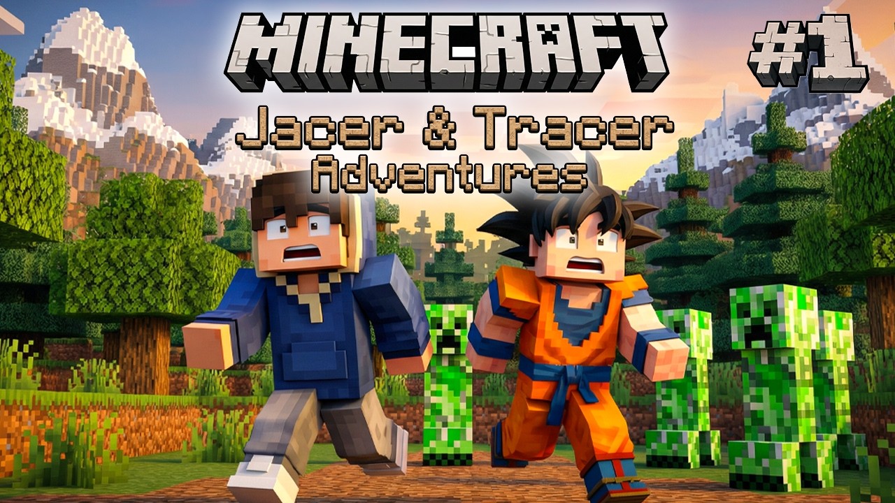 Nie byliśmy gotowi na pierwszą noc… | Minecraft J&T Adventures #1