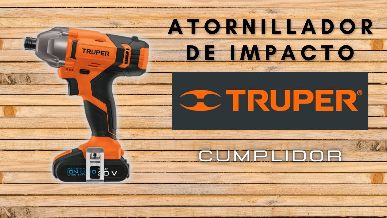 Atornillador de Impacto Truper. CUMPLIDOR