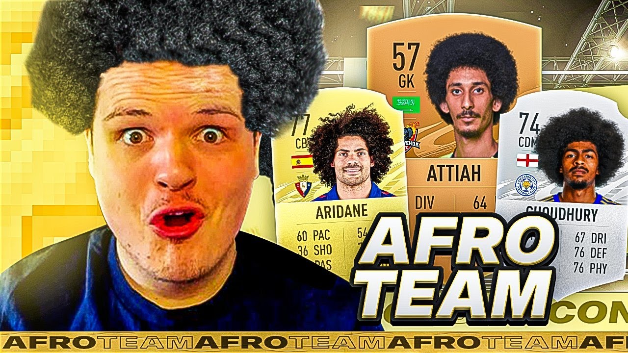 Using a full AFRO TEAM in FIFA 21 until i win...