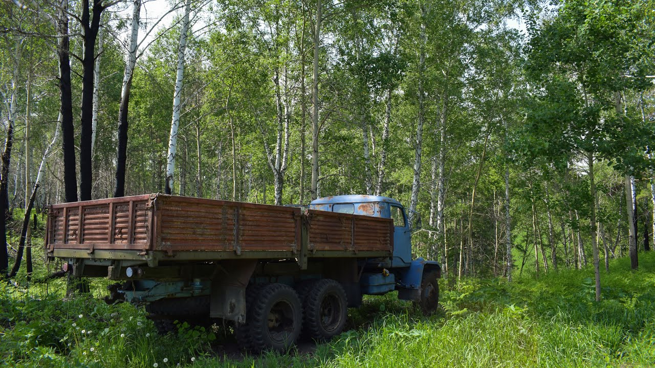 Грузовик Praga V3S. Звук двигателя Tatra-912 / Praga V3S truck. The sound of the Tatra-912 engine.