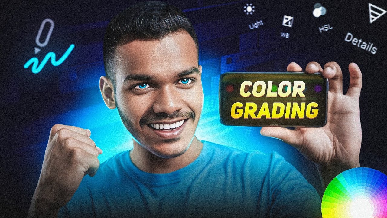 How to cinematic color grade video With MOBILE