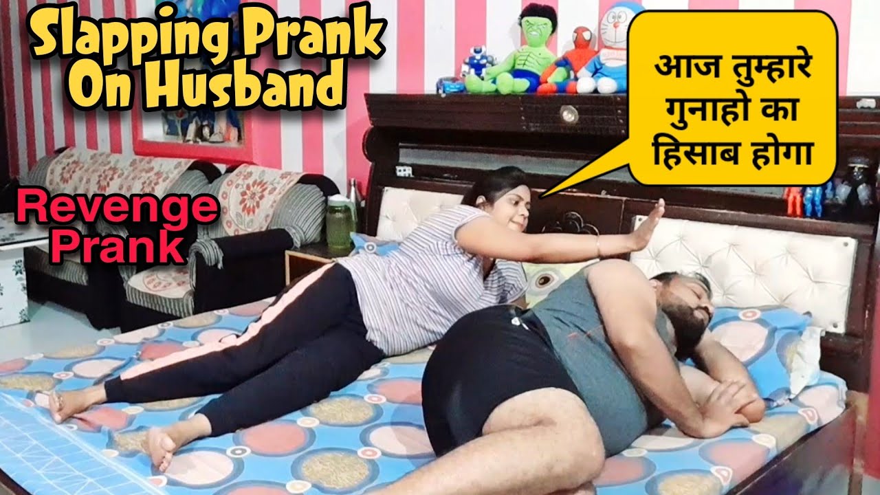 Slapping Prank On Husband | Epic Reaction | Fully Comedy | New Prank Video | Ranjana Ka Tehelka
