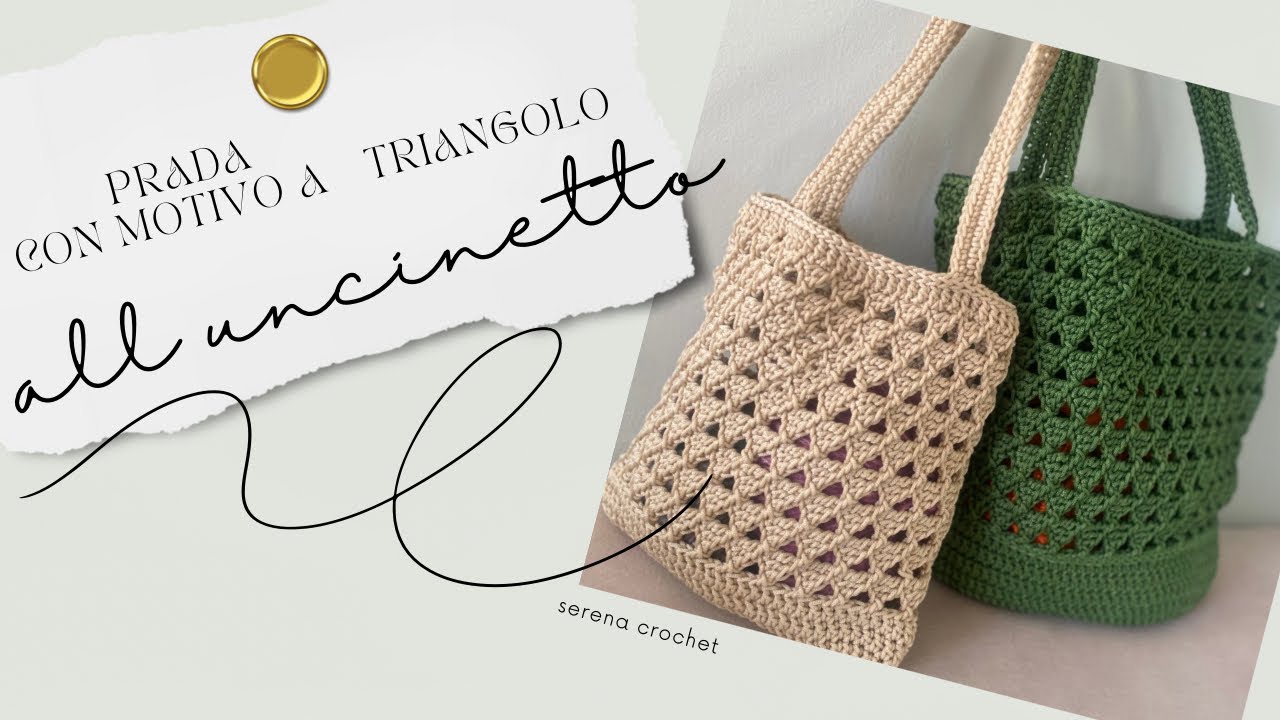 La borsa Prada con motivo a triangolo
