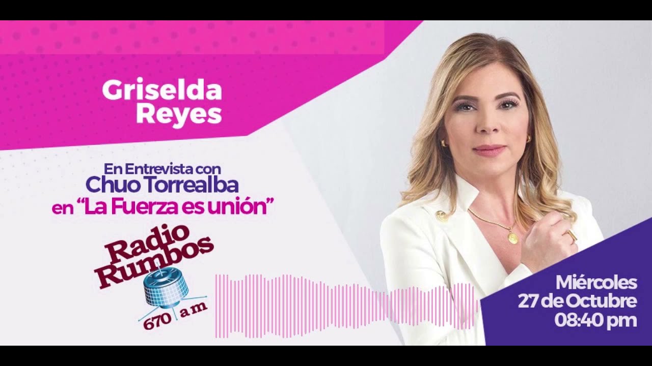 Griselda Reyes candidata a la Alcaldía de Baruta Entrevista con Chuo Torrealba en Radio Rumbos 620am