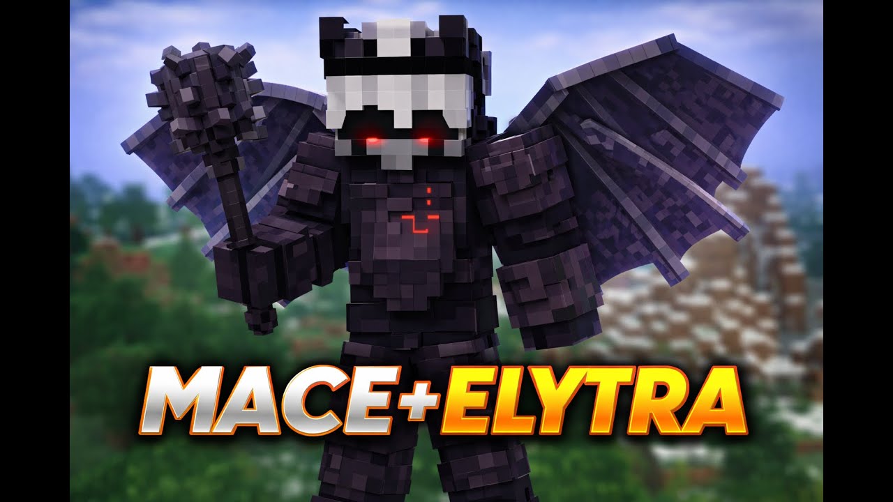 MACE + ELYTRA COMBO!