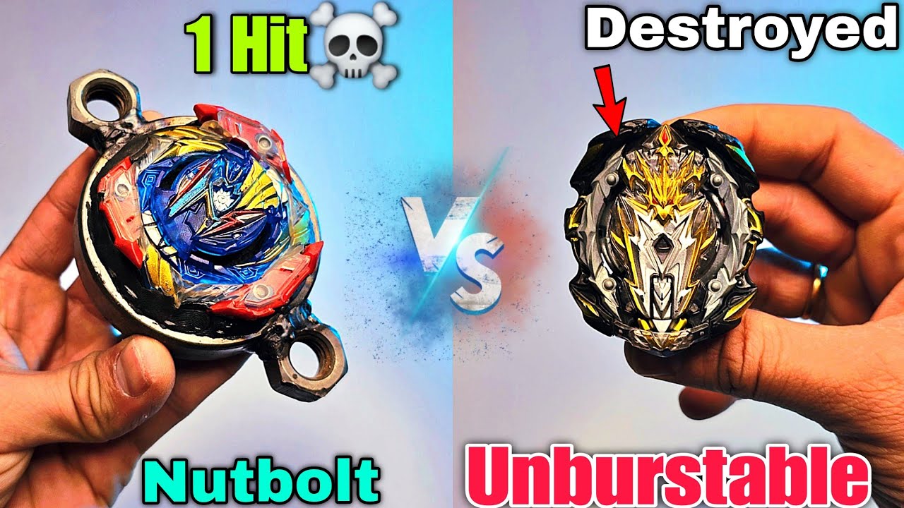 Unburstable Beyblade Vs 1 Hit Burst Nutbolt Valkyrie | Kon Apna Title Bcha Payega ?