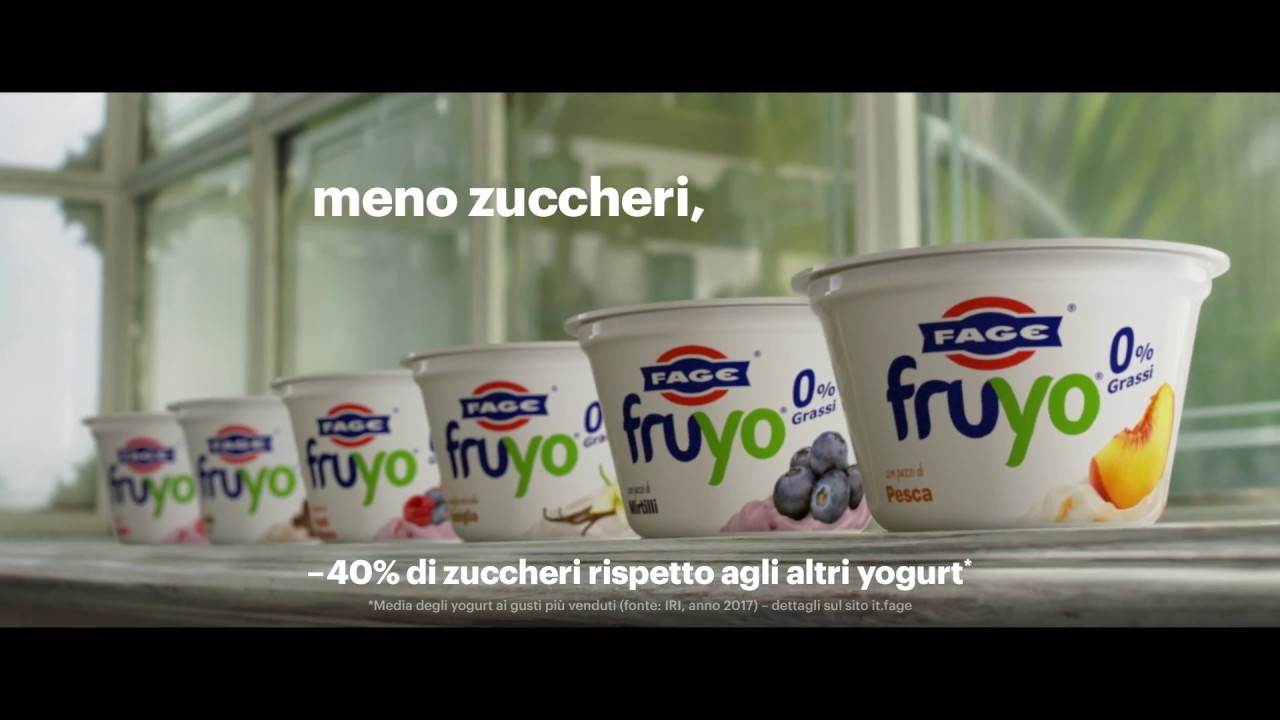 FAGE Fruyo: meno zuccheri, più gusto "Cosa?"