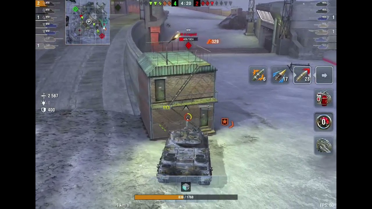World of Tanks Blitz AMX 50 100 Gameplay