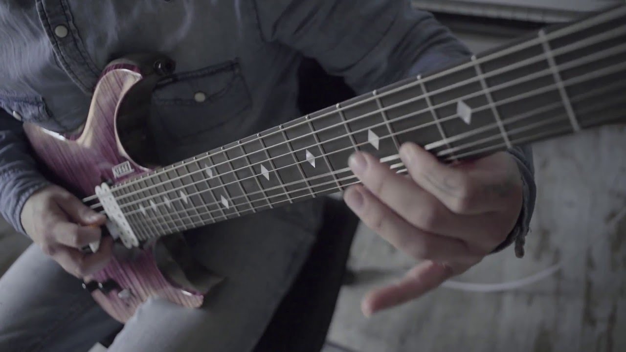 Kiesel Guitars Headless Vader Seven String Playthrough of Neurocoalescence