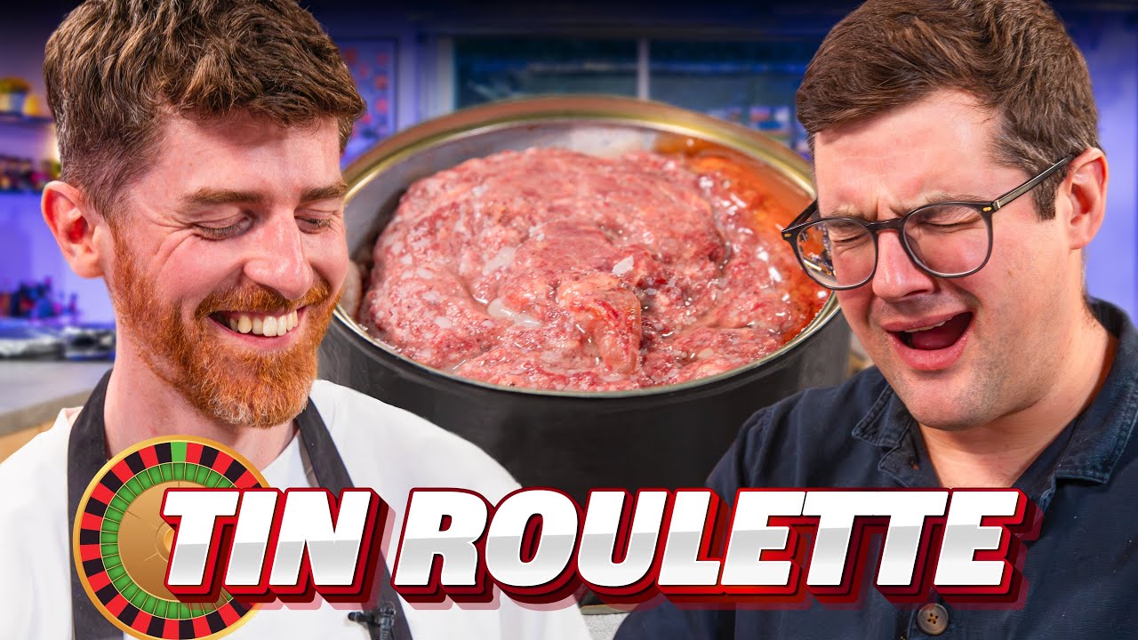 Chef vs Chef: Make a dish using 3 RANDOM tins | Tin Can Roulette 8