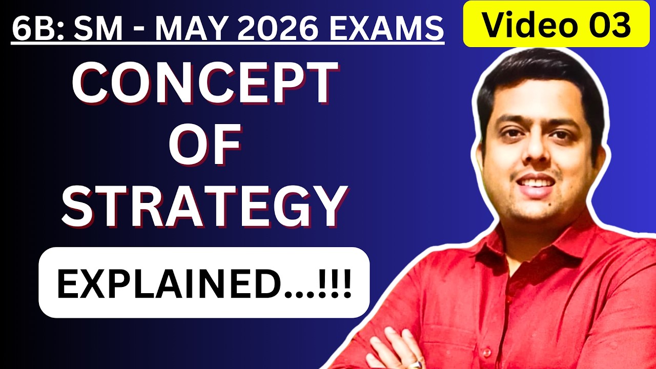Vid 03 - 1.3. CONCEPT OF STRATEGY I Chapter 01