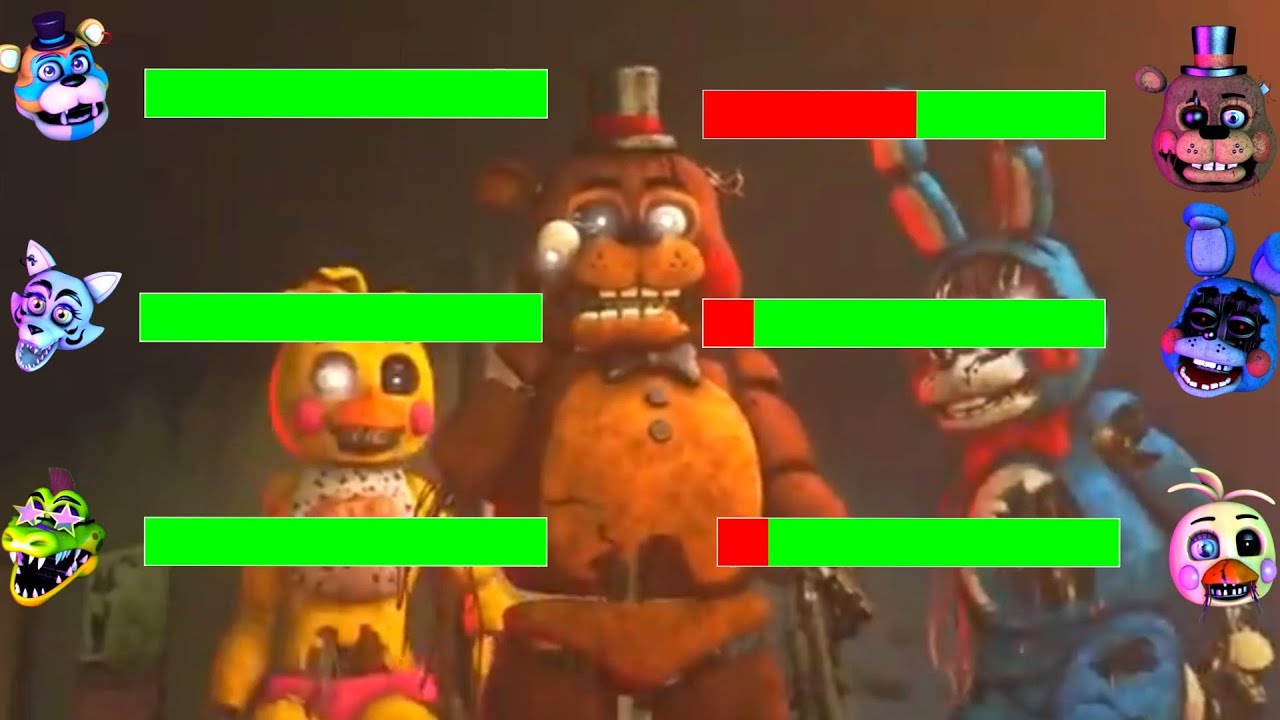 [SFM FNaF] What if FNaF Had GUNS With Healthbars FIGHT