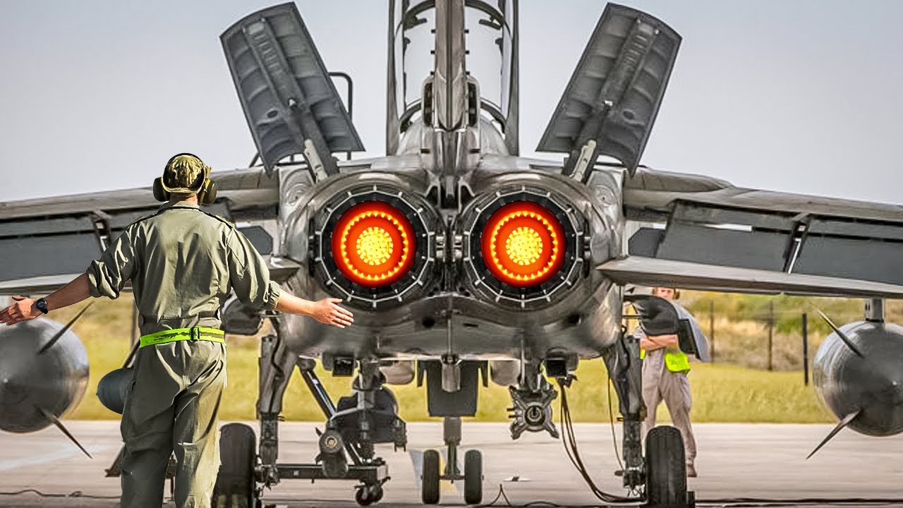 Royal Air Force's Formidable Multi-role Combat Aircraft GR4 Tornado is Ready for Action