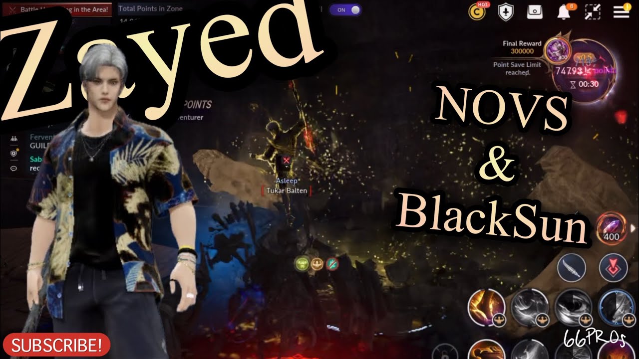 Black Desert Mobile 🐍Zayed🐍 NOVS and BS Highlights, Just a Chill Hunting day, GGTY😁