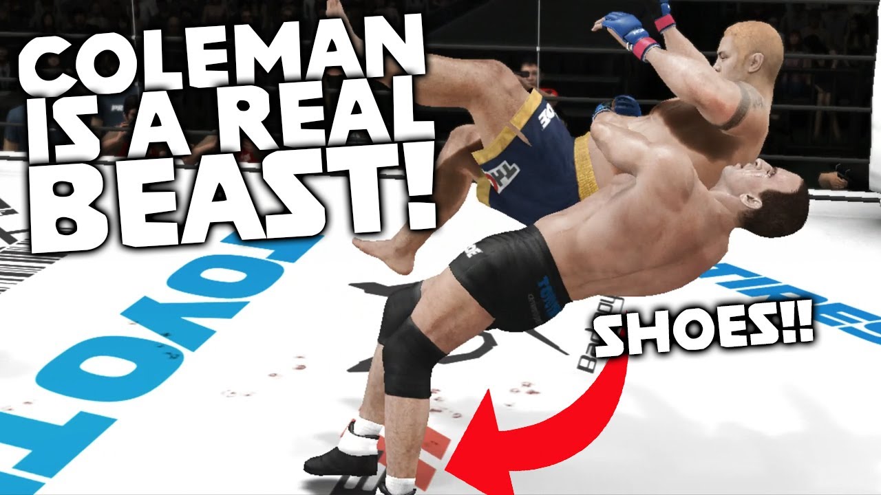 UFC Undisputed 3! - They gave Mark Coleman SHOES! Nasty SLAM TAKEDOWNS!!