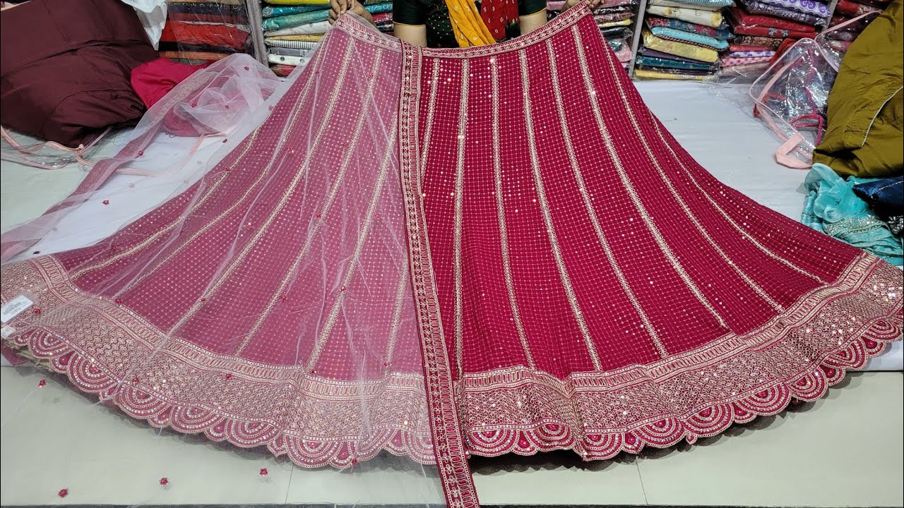 Karwa chauth special Lanche or saree 🌹 shipping free 🌹7015652424