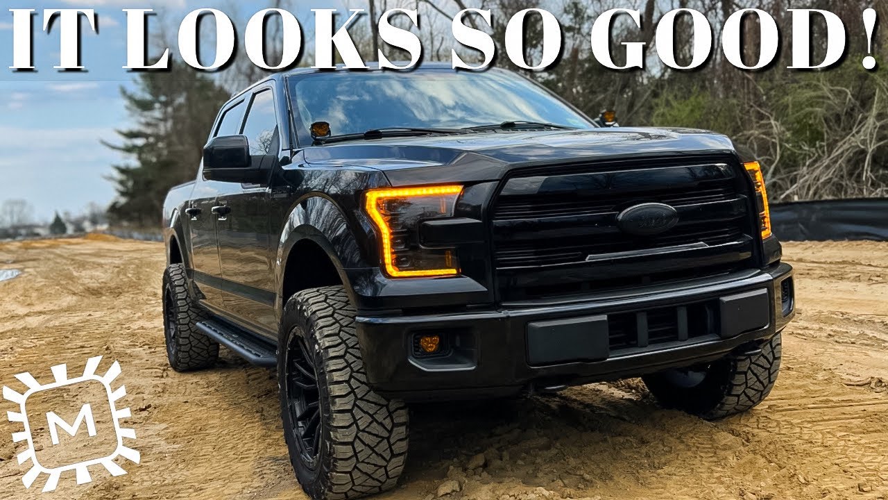 Установка янтарных дневных ходовых огней Morimoto XB LED Headlights - Ford F150