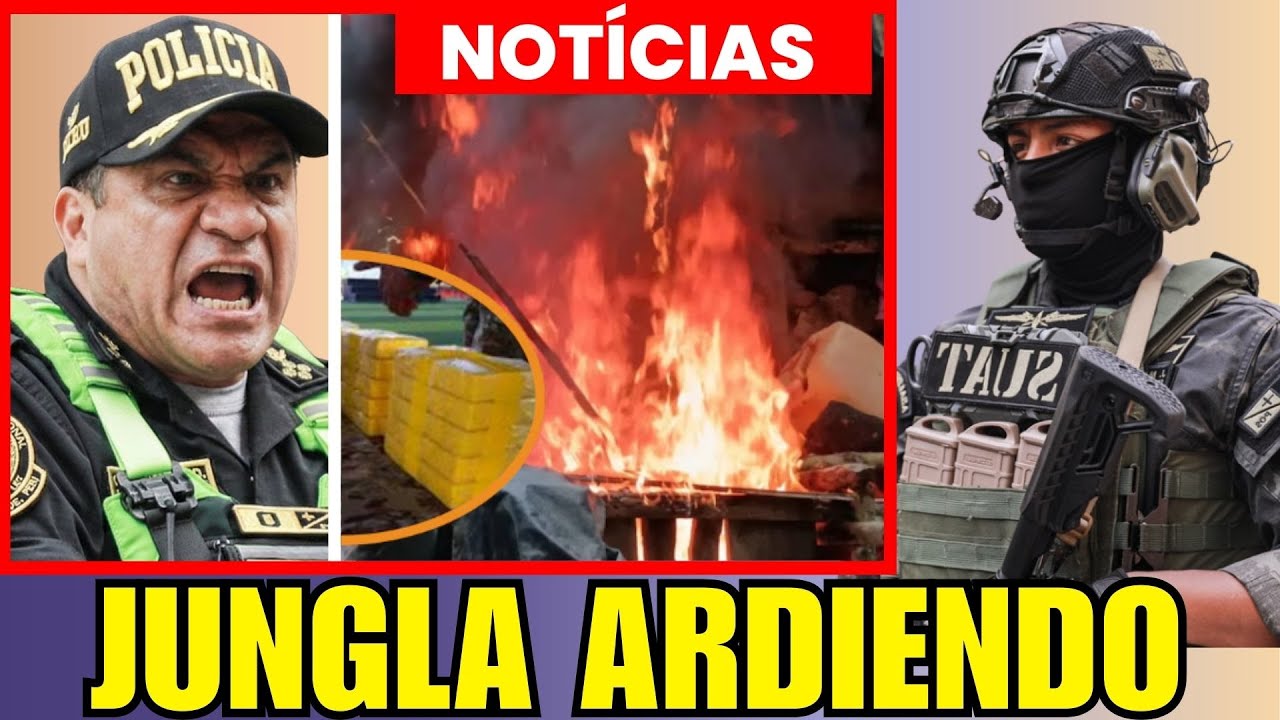 🛑GOLPE EN HUÁNUCO: PNP Arrasa Laboratorios con 4 Toneladas de C*CA