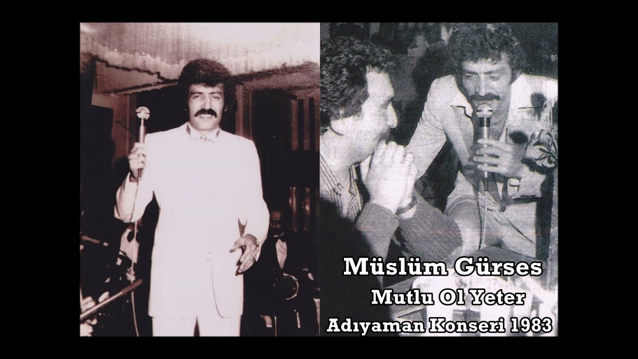 Müslüm Gürses - Mutlu Ol Yeter (1983 Adıyaman Konseri)