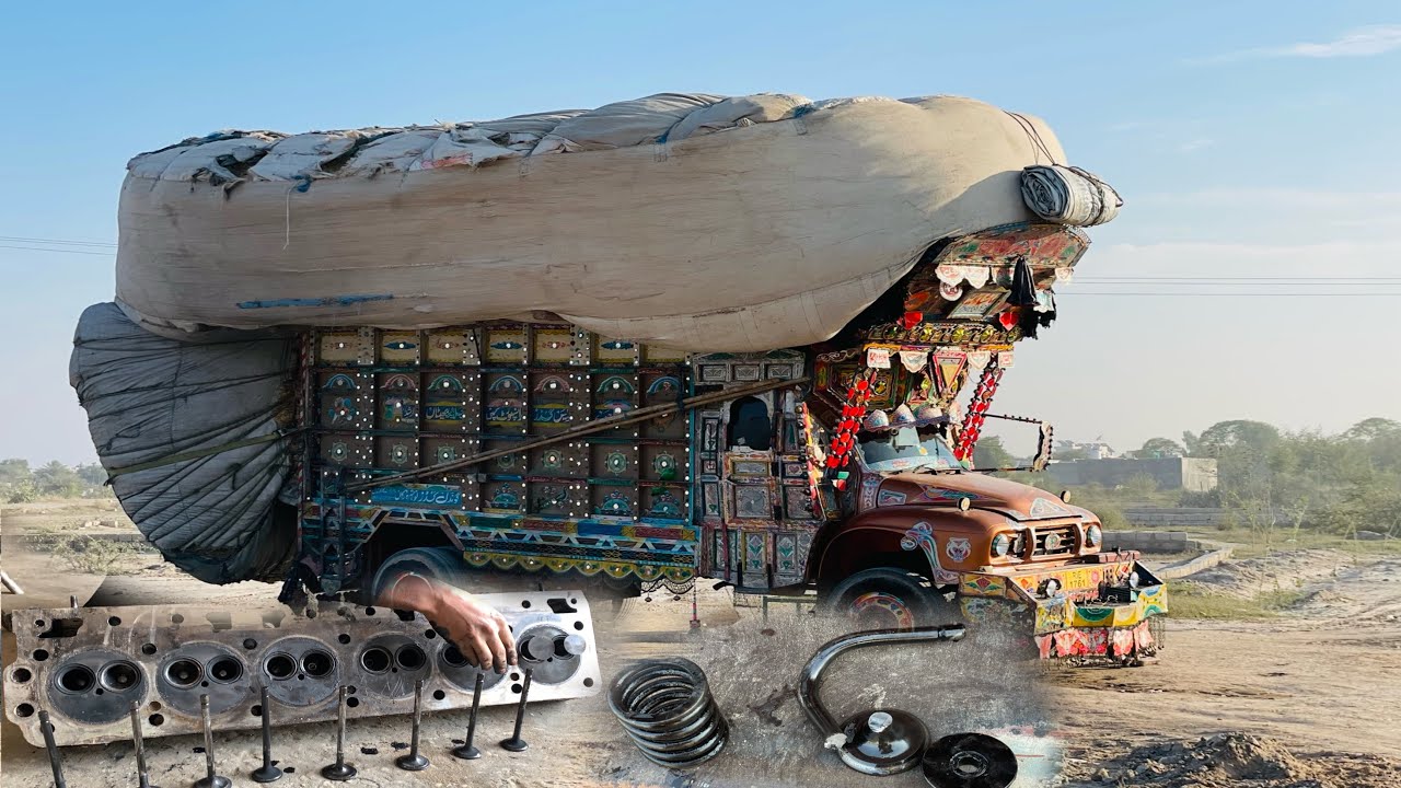 How to Repair a Broken Wall on a Bedford Truck Engine Head…..