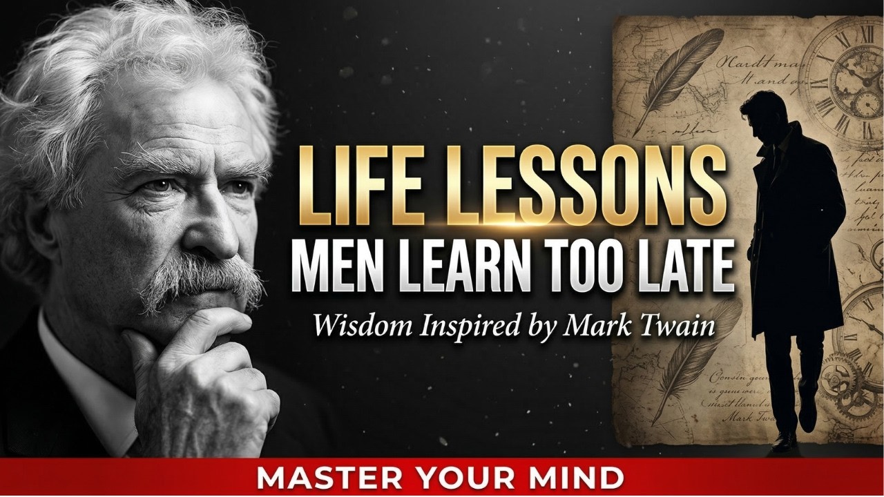 Life Lessons Many Men Learn Too Late – Wisdom Inspired by Mark Twain #LifeLessonsForMen #LifeAdvice