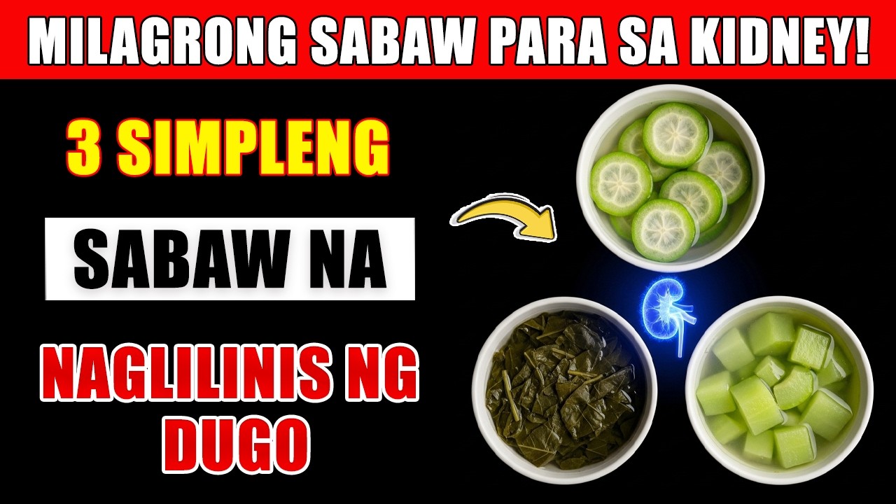 Pababain ang Creatinine at Tigil ang Pag-ihi sa Gabi: 3 Mabisang Sabaw para sa Bato!