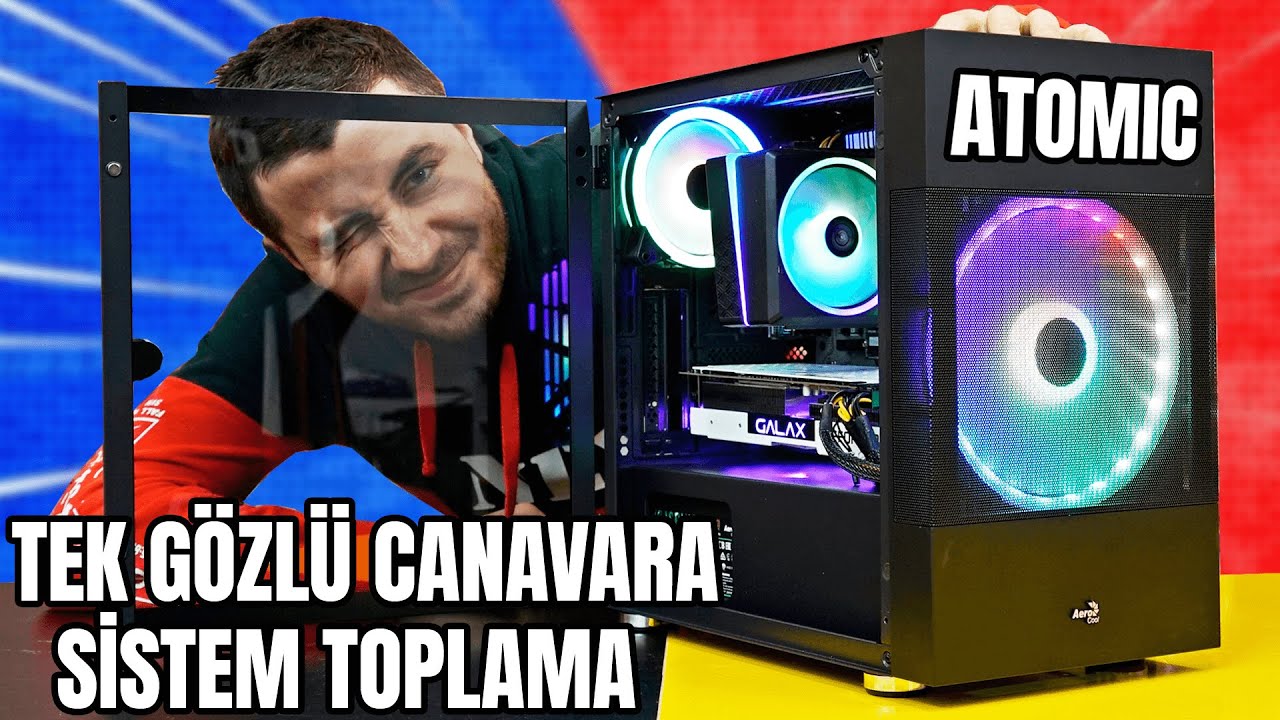 İLGİNÇ BİR KASAYA İLGİNÇ SİSTEM TOPLUYORUM..! - AEROCOOL ATOMIC