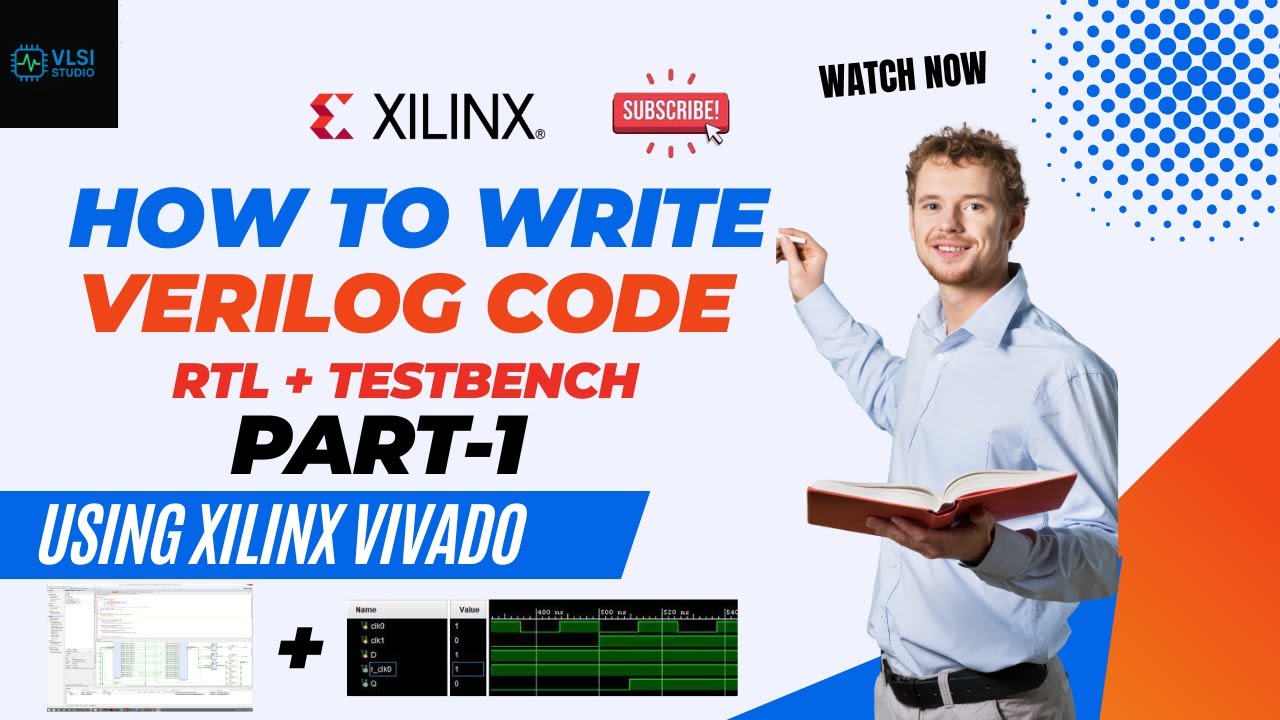 HOW TO WRITE VERILO CODE IN XILINX VIVADO || D FLIP FLOP || VLSI