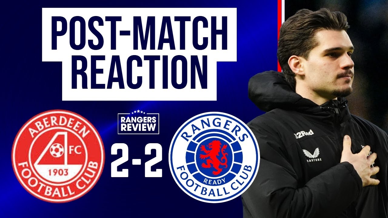 Aberdeen 2-2 Rangers: Ianis Hagi rescues late draw at Pittodrie