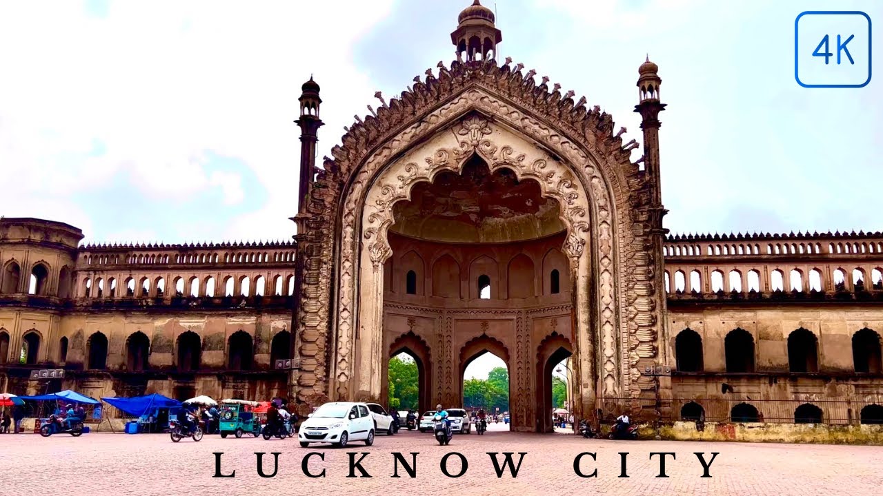 Lucknow City 4K || Heritage Sites of Lucknow || Nawabon Ka Sheher || Shot On iPhone 13 Pro