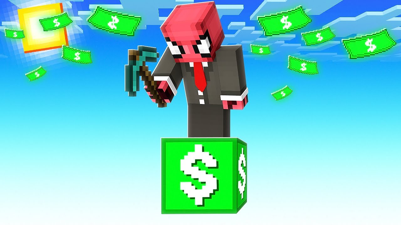 MİLYONER TEK BLOK 💲 - Minecraft