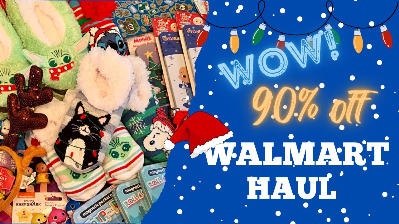 WALMART 90% OFF CHRISTMAS CLEARANCE HAUL ￼| Incredible Finds | Stock Up