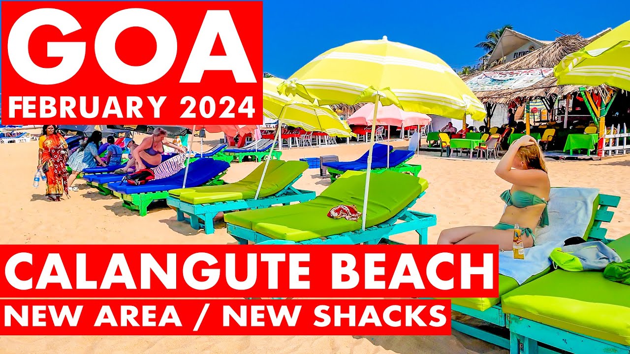 Goa | Calangute Beach - February 2024 | Famous Holiday Street, Shopping | Goa Vlog | North Goa |