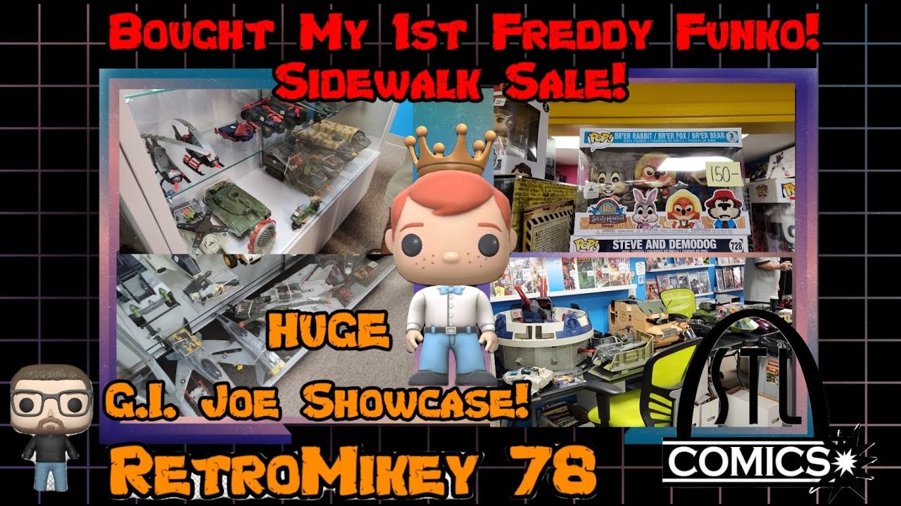 St. Louis Comics Sidewalk Sale & Huge G.I. Joe Showcase plus pickups! #funkopop #gijoe #pickups